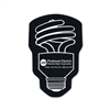 Eco-Friendly Energy Bulb Recycled Tire Coaster | Sustainable & Durable