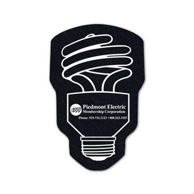 Eco-Friendly Energy Bulb Recycled Tire Coaster | Sustainable & Durable