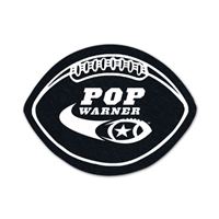 Football Recycled Tire Coaster | Custom Eco-Friendly Coasters