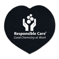 Heart Recycled Tire Coasters | Durable & Eco-Friendly Custom Coasters