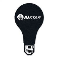 Light Bulb Recycled Tire Coasters | Durable & Eco-Friendly Custom Coasters