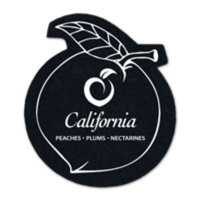 Peach Recycled Tire Coasters | Durable & Eco-Friendly Custom Coasters