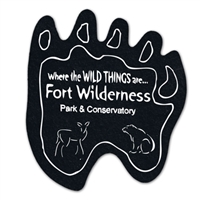 Paw Recycled Tire Coasters | Durable & Eco-Friendly Custom Coasters