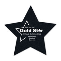 Sustainable Star Recycled Tire Coaster | Eco Custom Coasters