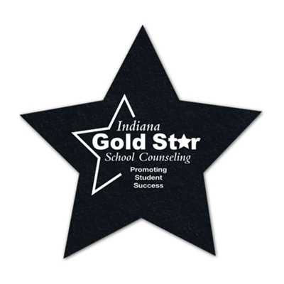 Sustainable Star Recycled Tire Coaster | Eco Custom Coasters