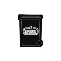 Custom Recycling Bin Vinyl Jar Opener | Eco Promotional Kitchen Gift Made in USA