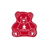 Custom Teddy Bear Vinyl Jar Opener | Promotional Kitchen Giveaway Made in USA