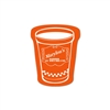 Custom Coffee Cup Vinyl Jar Openers | USA Made Coffee Shop Giveaways