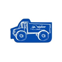 Custom Dump Truck Vinyl Jar Openers | USA Made Construction Giveaways
