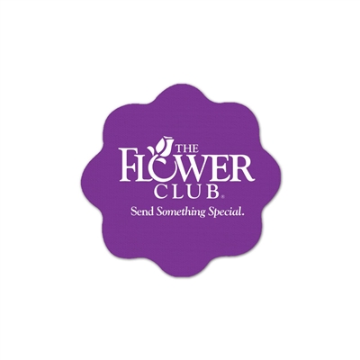 Custom Flower Vinyl Jar Openers | USA Made Floral Promotional Products