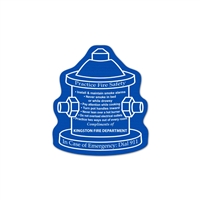 Fire Hydrant Vinyl Jar Opener | Custom Promotional Jar Openers Made in USA