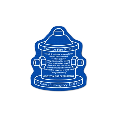 Fire Hydrant Vinyl Jar Opener | Custom Promotional Jar Openers Made in USA