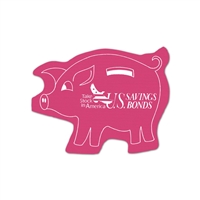 Custom Piggy Bank Vinyl Jar Opener | USA Made Promotional Financial Giveaway