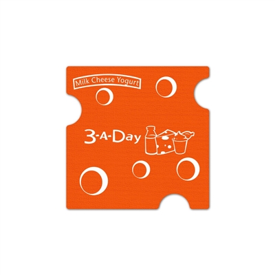 Custom Swiss Cheese Vinyl Jar Opener | USA Made Food Promotional Gift
