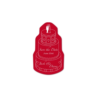 Wedding Cake Vinyl Jar Opener | Custom Wedding Promotional Giveaways