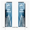 Custom 2 Sided 15ft Rectangle Flag | Branding for Communities and Events