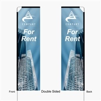 Custom 8.5ft Rectangle Flag | Branding for Communities and Events