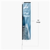 Custom 15ft Rectangle Flag | Branding for Communities and Events