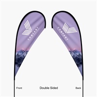 Teardrop Flags - Durable, Vibrant Dye-Sublimated Custom Flags, Double sided