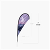 Teardrop Flags - Durable, Vibrant Dye-Sublimated Custom Flags