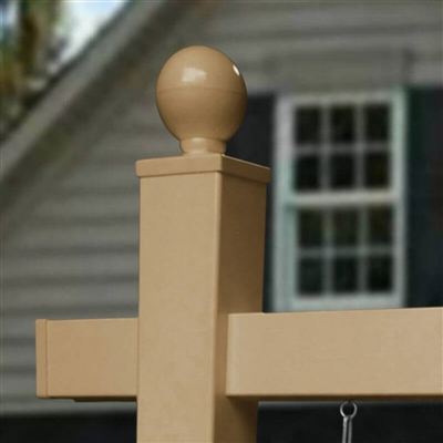Decorative Ball Post Cap for Sanzo PVC Sign Posts