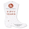 Boot Shaped Seed Paper | 2 Sided Imprint | Eco-Friendly Promotional Product