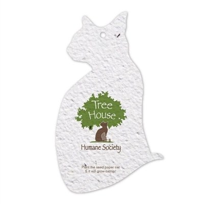 Car Shaped Seed Paper | 1 Sided Imprint | Eco-Friendly Promotional Product