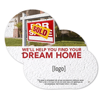 Cloud Shaped Seed Paper | Custom 2 Sided Eco-Friendly Promo Item
