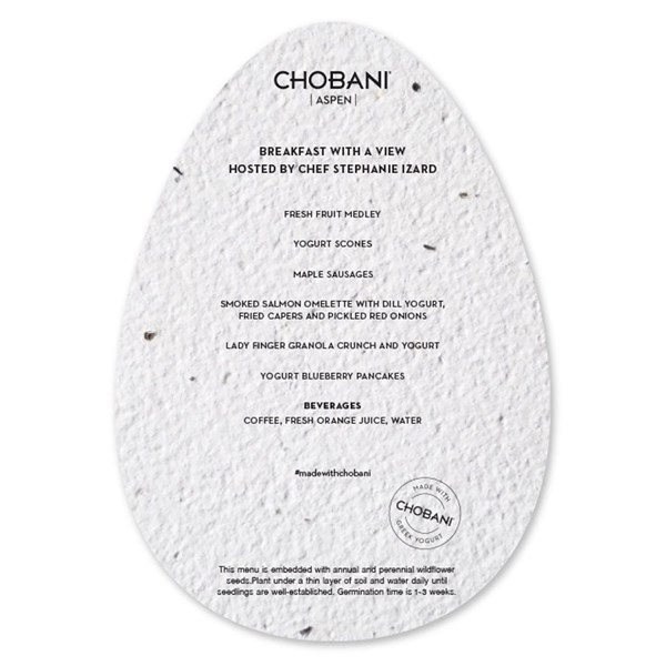 Egg Shaped Seed Paper | Custom 2 Sided Eco-Friendly Promo Item