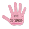 Hand Shaped Seed Paper | Custom 1 Sided Eco-Friendly Promo Item