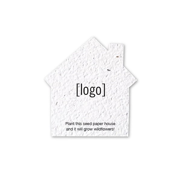 Custom House Shaped Seed Paper | Eco-Friendly Promotional Gift
