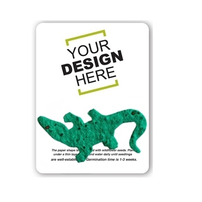 Custom Seed Paper Alligator Gift Pack | Eco-Friendly Promotional Gifts