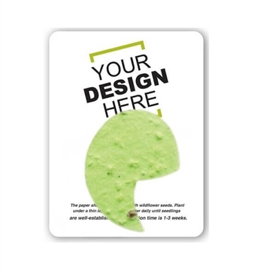 Seed Paper Apostrophe Shape Gift Pack | Custom Card | Eco-Friendly Promotional Gifts