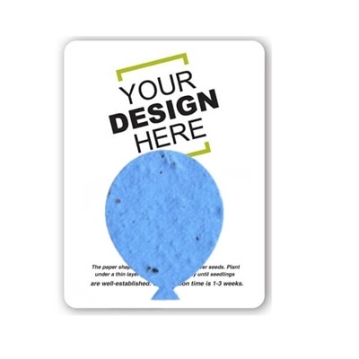 Seed Paper Balloon Gift Pack | Customizable Eco-Friendly | Promotional Item