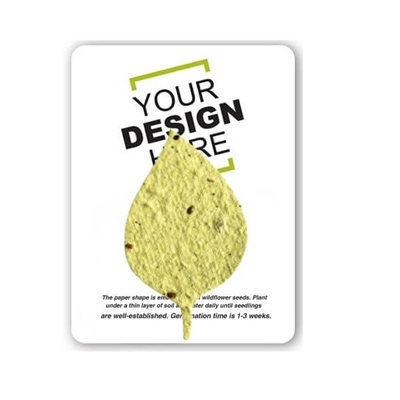 Seed Paper Basil Shape Gift Pack | Custom Eco Gift Pack