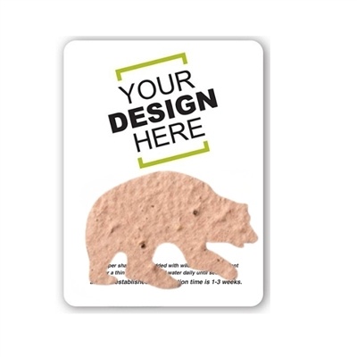 Custom Seed Paper Bear Gift Pack | Eco-Friendly Promotional Gift Ideas