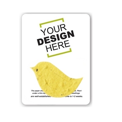 Seed Paper Bird Gift Pack | Custom Card | Sustainable Promotional Gifts