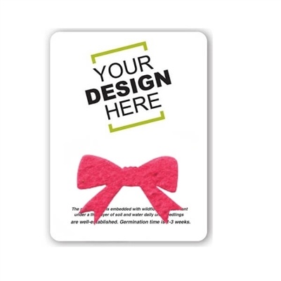 Seed Paper Bow Gift Pack | Customizable Eco-Friendly | Promotional Item