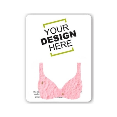 Seed Paper Bra Shape Gift Pack | Custom Eco-Friendly Promotional Gifts