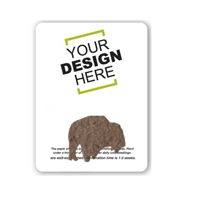 Seed Paper Buffalo Gift Pack | Custom Card | Sustainable Promotional Products