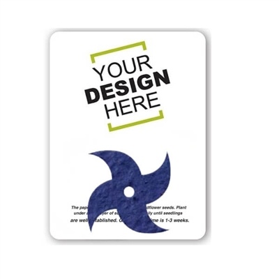 Seed Paper Cyclone Shape Gift Pack | Customizable Eco-Friendly Promotional Item