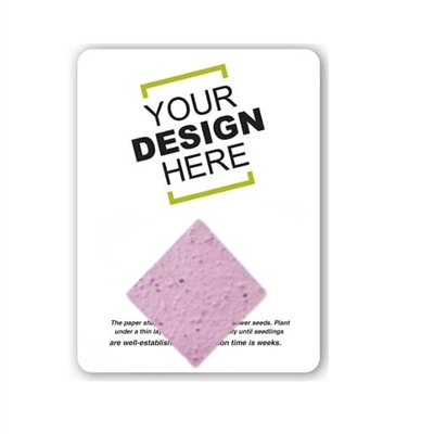 Seed Paper Diamond Shape Gift Pack | Customizable Eco-Friendly Promotional Item