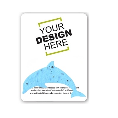 Custom Seed Paper Dolphin Gift Pack | Eco-Friendly Promotional Gift Idea