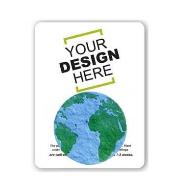 Seed Paper Earth Shape Gift Pack | Custom Eco Gift Pack