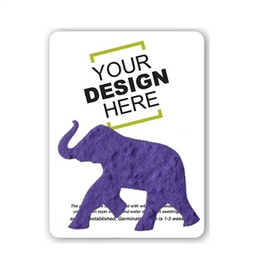 Seed Paper Elephant Gift Pack | Custom Card | Sustainable Promotional Products