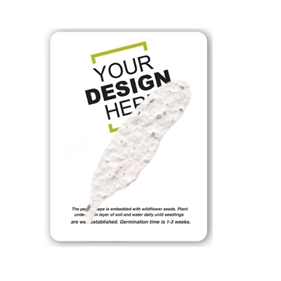 Seed Paper Feather Gift Pack | Custom Card | Sustainable Promotional Products