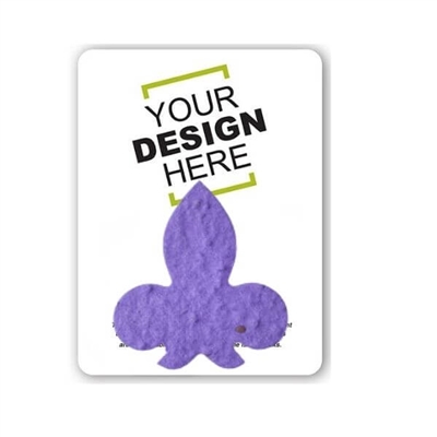 Seed Paper Fleur-de-lis Shape Gift Pack | Custom Eco Gift Pack