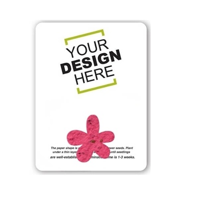 Seed Paper Flower Gift Pack | Customizable Eco-Friendly | Promotional Item