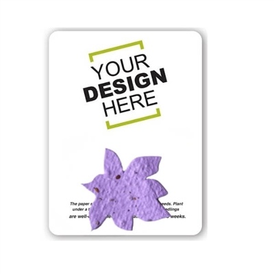 Seed Paper Flower Gift Pack | Customizable Eco-Friendly | Promotional Item