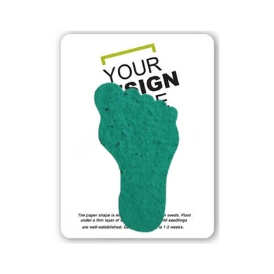 Seed Paper Foot Shape Gift Pack | Custom Eco-Friendly Promotional Gifts